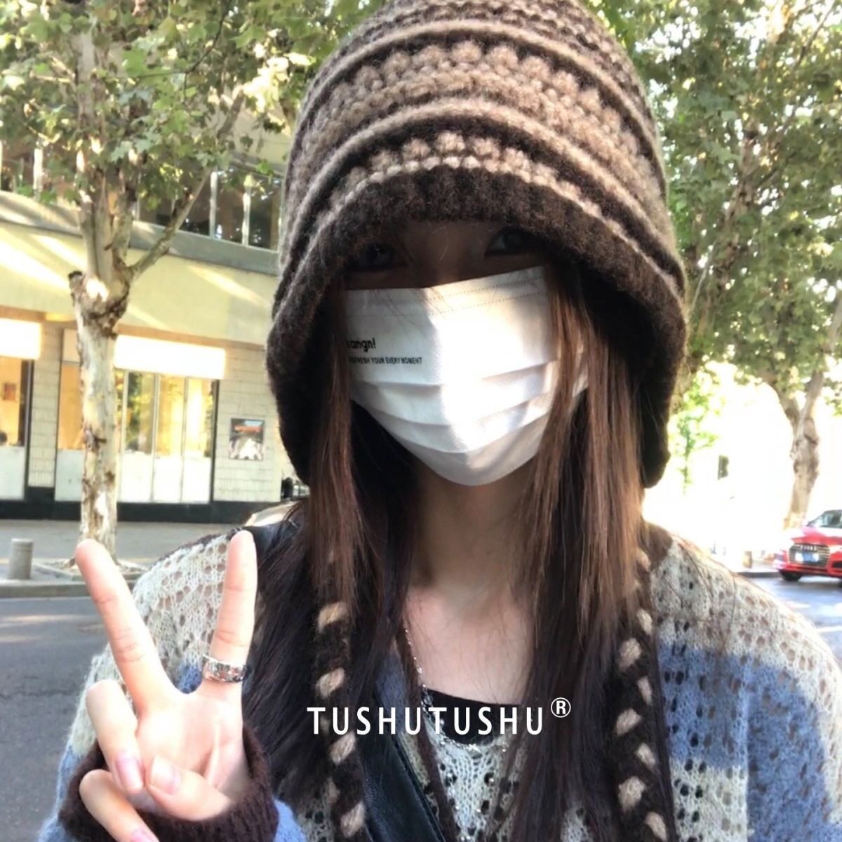 新冰岛复古慵懒感~秋冬针织帽雷锋帽显脸小保暖护耳潮流毛线帽