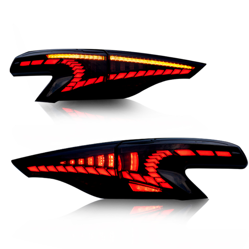 Dkmotion适用于21-23款丰田塞纳赛那尾灯总成改装LED行车流水转向