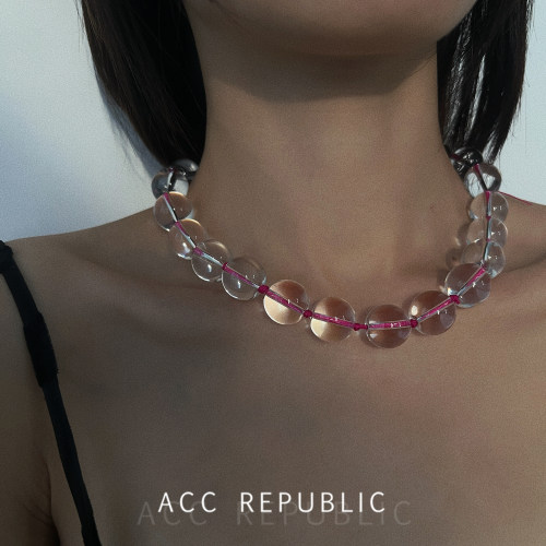 ACC REPUBLIC 简约天然配饰品高级感锁骨链大气轻奢优雅气质项链
