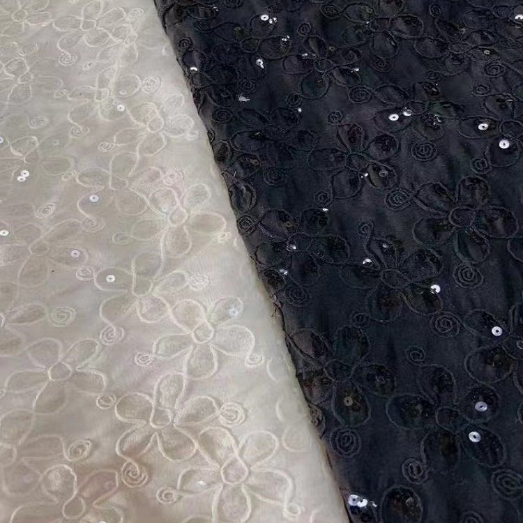 网纱刺绣布料光纱蕾丝花边