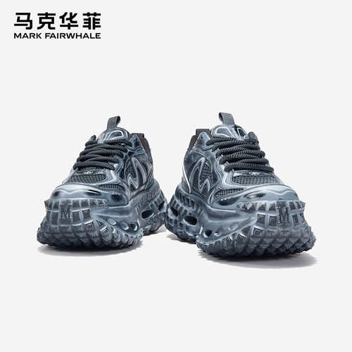 马克华菲情侣鞋老爹鞋增高