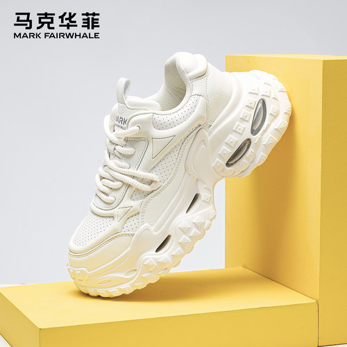 马克华菲老爹鞋男款舒适增高