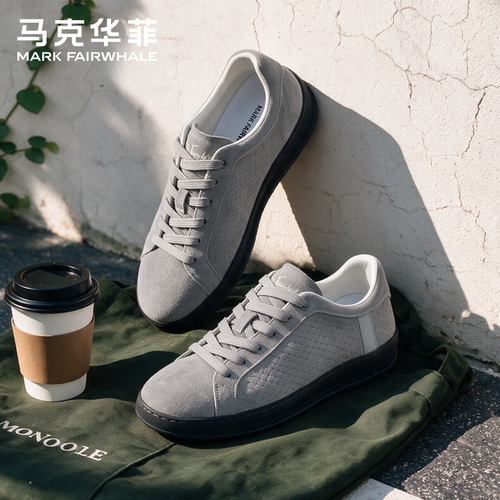 马克华菲男鞋休闲鞋软底不累脚