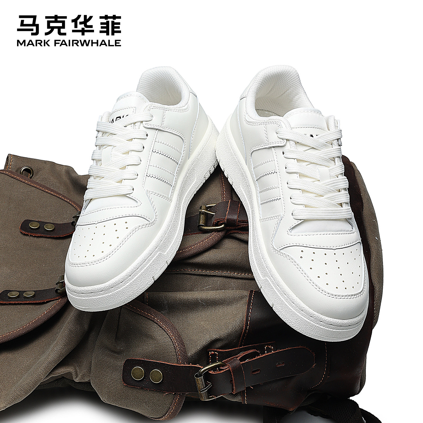 马克华菲小白鞋男2025新款冬季板鞋男款鞋子男士休闲男鞋百搭潮鞋