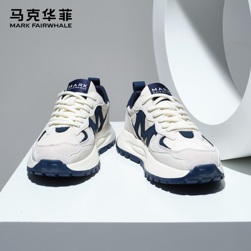 马克华菲春秋休闲运动百搭阿甘鞋