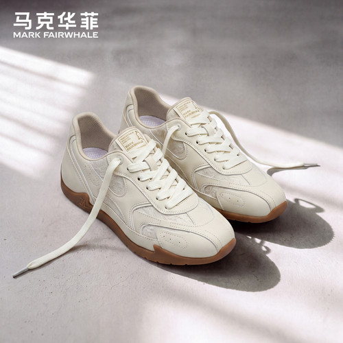 马克华菲时尚休闲德训板鞋情侣款