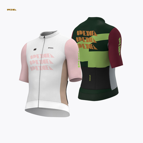 SPEXCEL速湃夏季ANC透气防晒快干紧身短袖骑行服公路自行车男