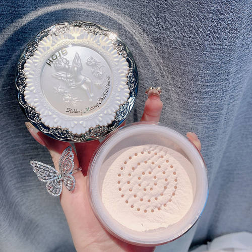 HOJO服帖持妆控油细闪定妆粉