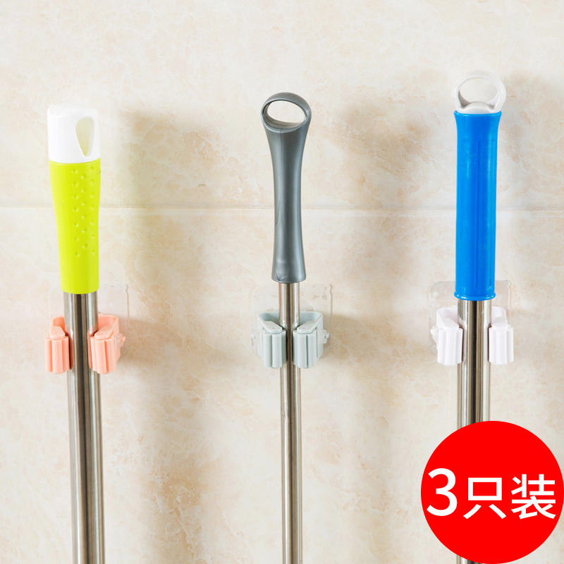 免打孔拖把夹卡座强力粘钩挂钩拖把架子拖布墩布无痕扫把挂架挂钩|ruв категории получать отделка, семьи отделка приборов, крюк/липкий крюк - от Buy2taobao.com для оказания профессиональной услуги покупки агента Taobao