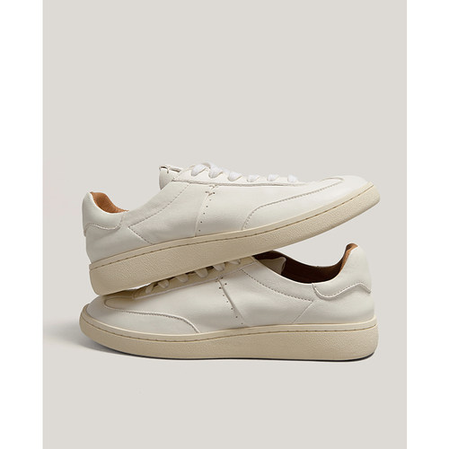 【3.23超级时装LIVE】-秒杀专区白色极简复古德训鞋