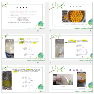 烘焙个人演讲PPT戚风蛋糕配方详细说明图文搭配可修改编辑松软