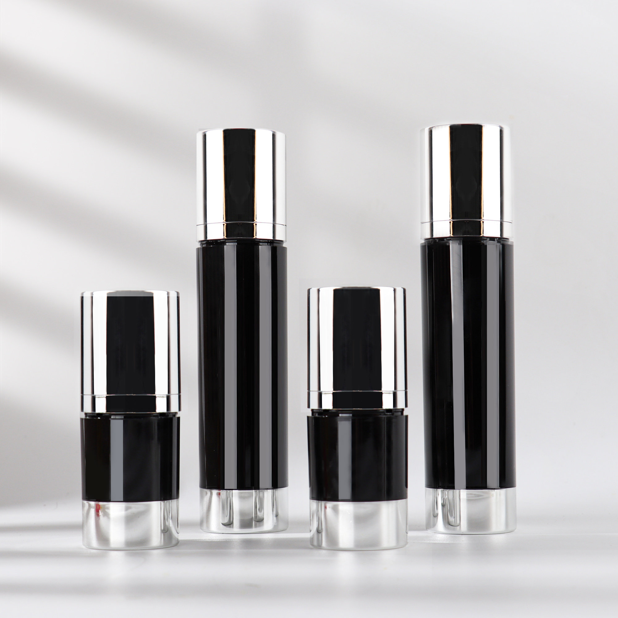 HOPECK日式黑色时尚旋转化妆品分装瓶粉底液乳霜一次性卡口真空瓶,彩妆/香水/美妆工具,化妆/美容工具,淘宝优惠券,粉丝福利购,淘宝优惠卷