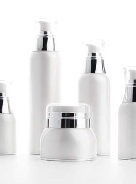 HOPECK白色PET按压瓶水精华bb粉底液乳霜分装空瓶按压真空乳液瓶