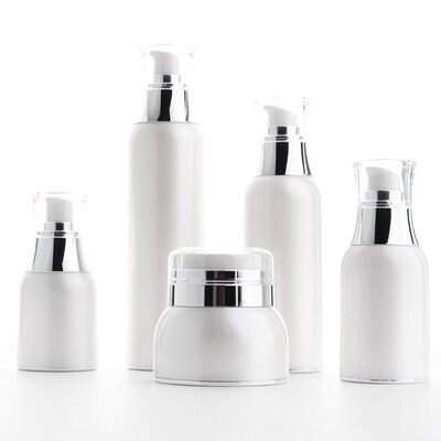 HOPECK白色PET按压乳霜瓶