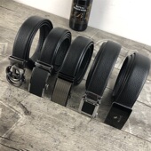 2024新款 腰带瑕疵 带自动扣外贸男士 皮带男士 真皮头层牛皮商务腰裤