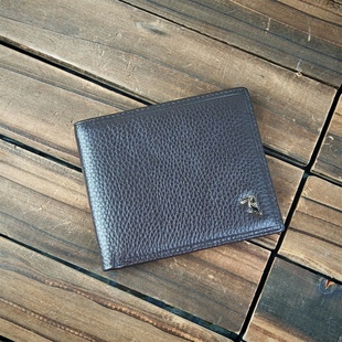 品牌尾货男士真皮短款钱包专柜库存清仓头层牛皮横款男夹清仓处理