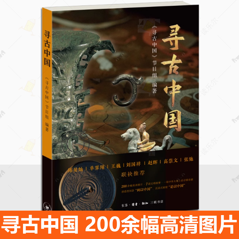 正版 寻古中国 央视《寻古中国》纪录片同名出版物 200余幅高清图片7段瑰丽的文明故事一场中华大地寻根奇旅 文物考古书籍