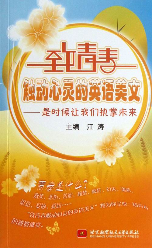 正版包邮 是时候让我们执掌未来-致青春触动心灵的英语美文-(含光盘) 江涛 书店 英语读物书籍