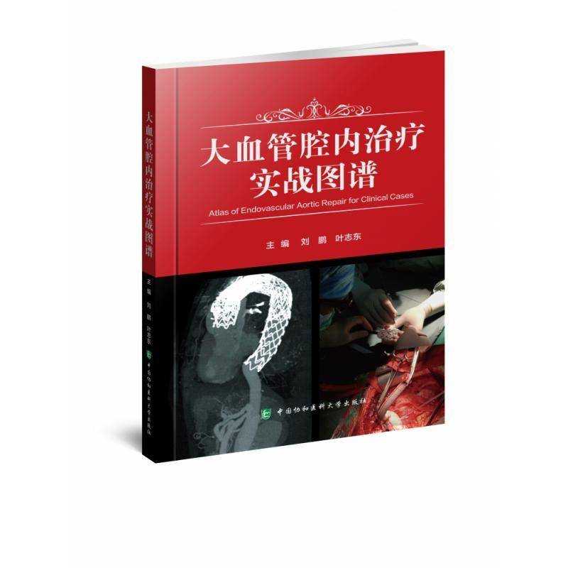 大血管腔内治疗实战病例图谱 刘鹏 血管外科学图谱普通大众医药卫生书籍中国协和医科大学出版社