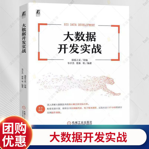 正版 大数据开发实战 猿媛之家 韦宇杰 分布式协调服务Zookeeper 数据仓库Hive 面向列的数据库HBase技术 数据处理分析书籍