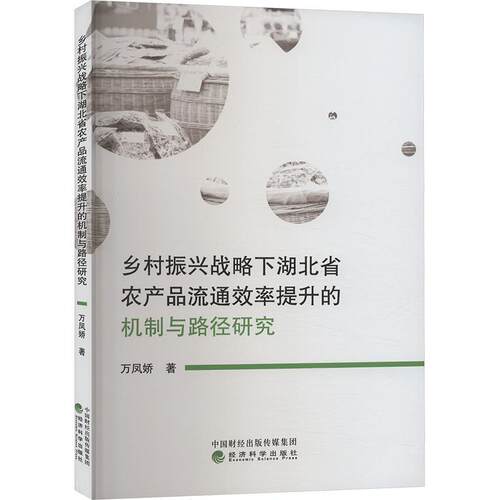 乡村振兴战略下湖北省农产品流通效率提升的机制与路径研究 万凤娇   经济书籍经济科学出版社
