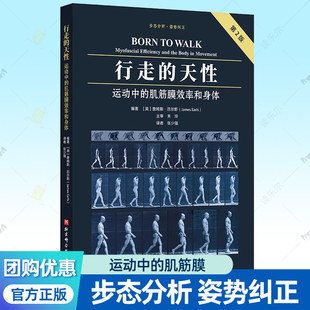 行走的天性 运动中的肌筋膜效率和身体 第2版 步态分析姿势纠正运动损伤康复训练触发点疼痛按摩手法拉伸矫正体态理疗师 筋膜书籍