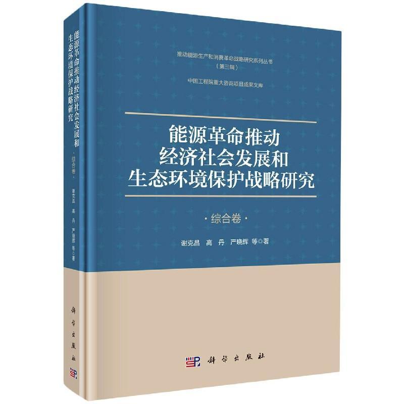 能源推动经济社会发展和生态环境保护战略研究(综合卷) 谢克昌 能源发展研究中国能源经济关系生普通大众经济书籍科学出版社