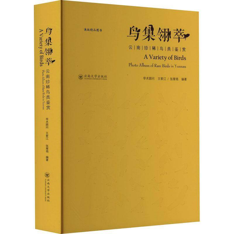 鸟集翎萃:云南鸟类鉴赏:photo album of rare birds inYunnan 张雁鸰 自然科学书籍云南大学出版社