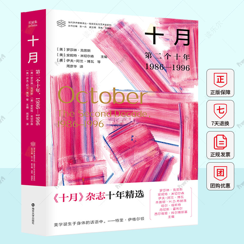 十月第二个十年1986-1996 十月杂志十年精选集 当代学术棱镜译丛视觉文化与艺术史系列 南京大学出版社 艺术史书籍