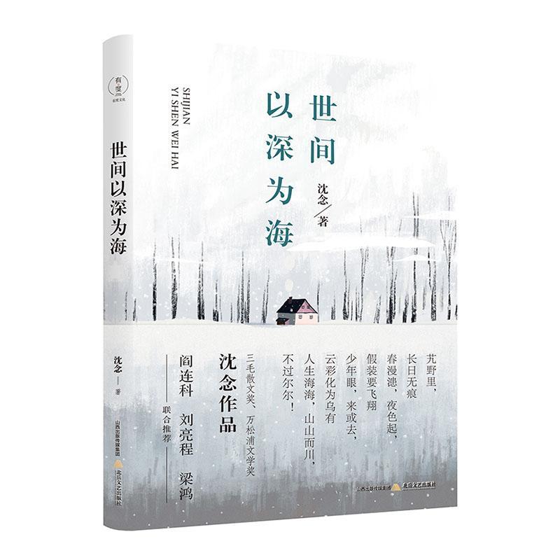 世间以深为海 沈念 散文集中国当代普通大众文学书籍北岳文艺出版社