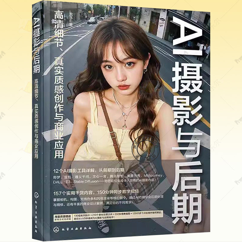 AI摄影与后期 高清细节 真实质感创作与商业应用 剪映豆包Midjourney StableDiffusion等多平台生成AI摄影作品 AI摄影AI绘画AI创作图片