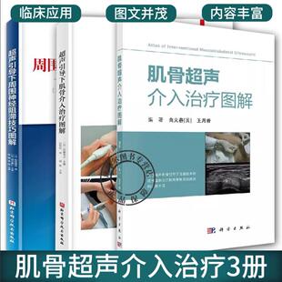 肌骨超声介入治疗图解 超声引导下肌骨介入治疗图解 超声扫查技巧解剖 超声引导下周围神经阻滞技巧图解 肌骨超声介入治疗3册