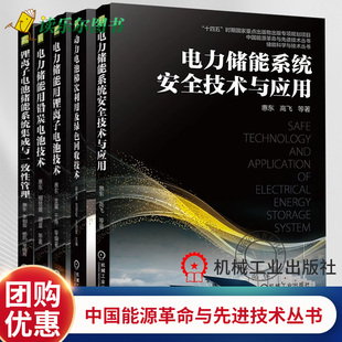 5册 电力储能用锂离子电池技术+系统安全技术与应用+铅炭电池技术+动力电池梯次利用及绿色回收技术+锂离子电池储能系统集成 书籍