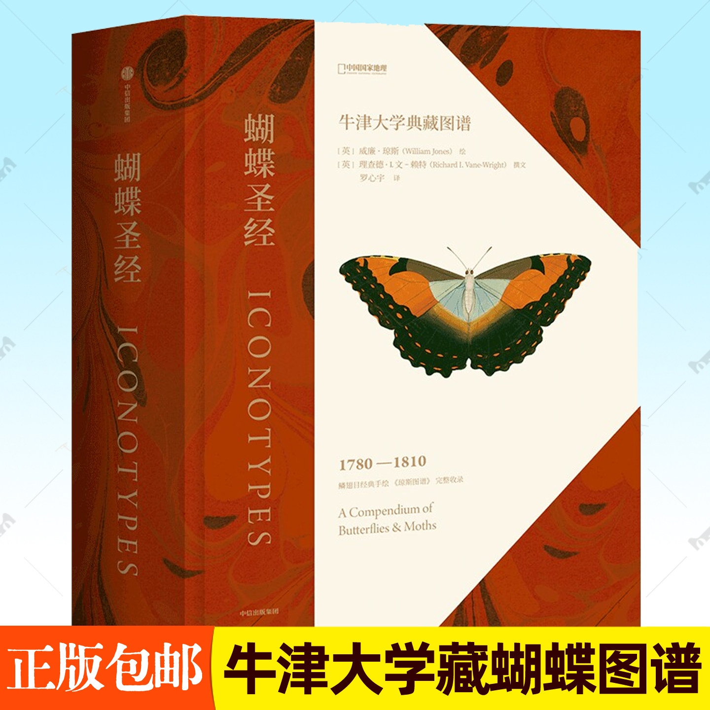 蝴蝶圣经 牛津大学典藏图谱 关于蝴蝶的书特征分布地点种类识别凤蝶绢蝶粉蝶分类知识飞蛾图谱图册图鉴科普读物昆虫百科书籍
