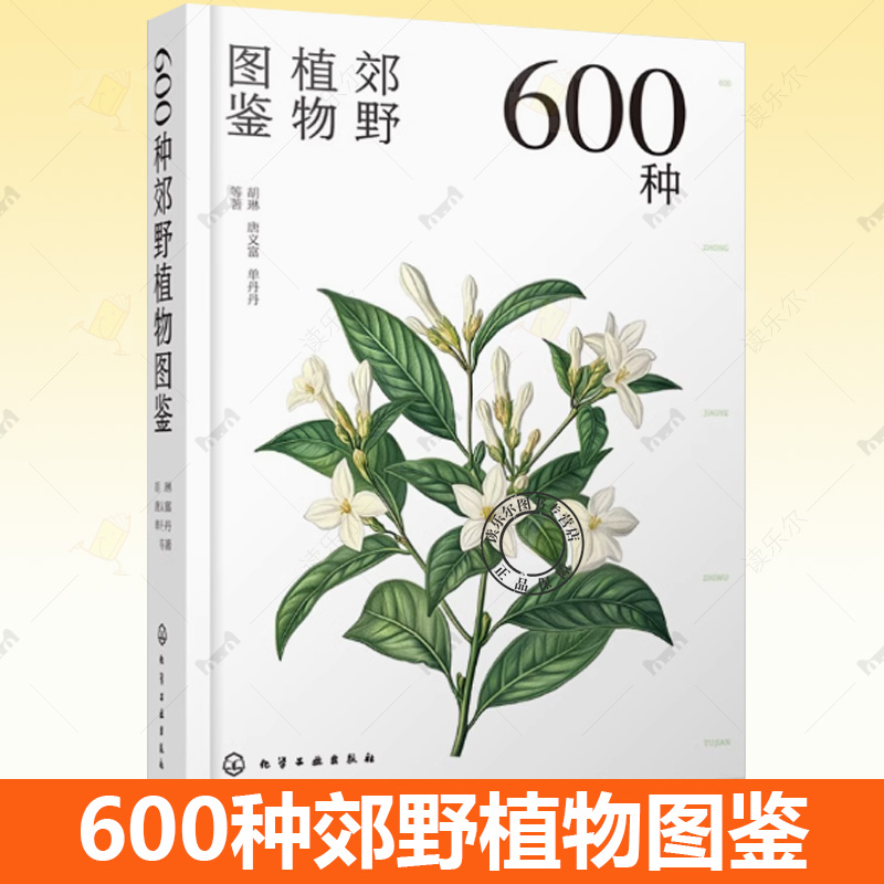 600种郊野植物图鉴 识别要点分布环境生长习性观赏应用 野外实景拍摄彩图树形枝叶花果特征 园林园艺景观风景郊野旅游植物识别参考