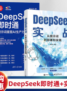 DeepSeek即时通 提示词重塑AI生产力 黑马王子+DeepSeek实战 从提示词到部署和实践 DeepSeek架构DeepSeek本地部署API调用模型微调
