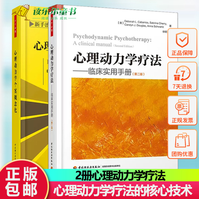 心理动力学疗法 临床实用手册第二版+心理动力学个案概念化 2册 心理动力学疗法详解 心理动力学疗法的核心技术 心理指南书籍