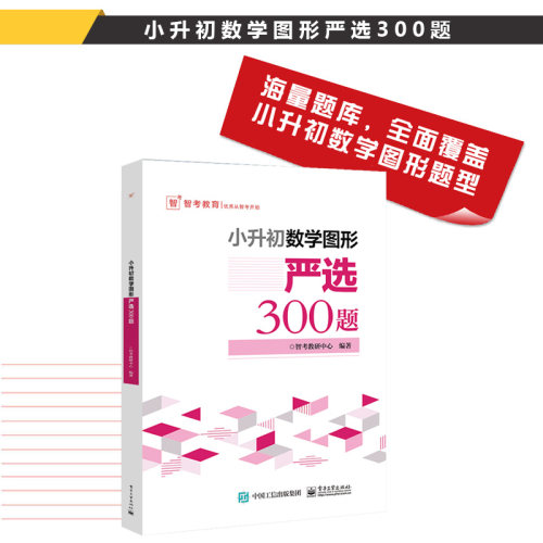 正版包邮 小升初数学图形严选300题  智考教研中心 书店 小学生作文 电子工业出版社书籍 读乐尔畅销书
