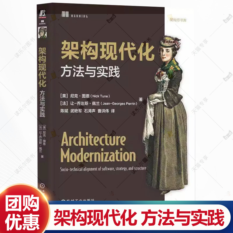 架构现代化 方法与实践 尼克 图恩 软件架构 企业架构 架构即未来 领域驱动设计 数据网格 现代化架构 系统架构技术书籍