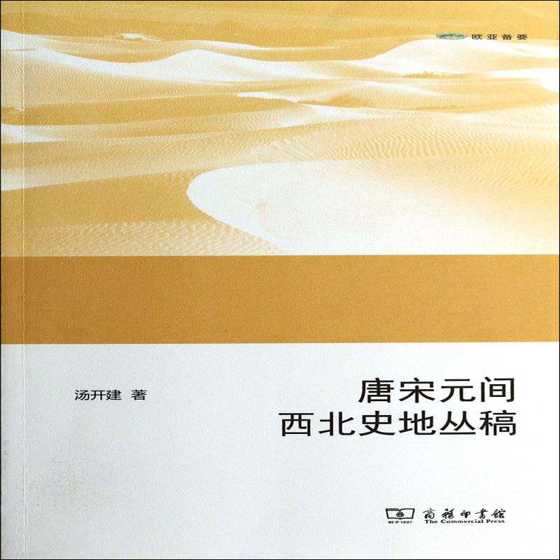 唐宋元间西北史地丛稿 汤开建   历史书籍商务印书馆