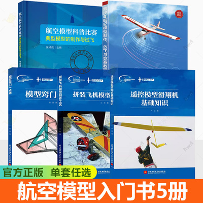模型入门丛书 拼装飞机模型制作工艺+模型窍门一点通+遥控模型滑翔机基础知识 微小飞机无人机航模发烧友设计制作航模教材书籍