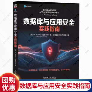 数据库与应用安全实践指南 萨尔玛丹图尔蒂 徐振超 数据库开发网络安全教程书籍 现代安全防护体系策略技术实践指导书