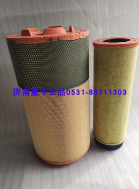 豪沃T5G T7H 汕德卡C7H豪瀚原厂曼发动机空气滤芯 710W08405-0021