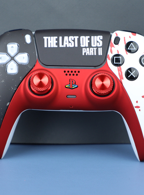 PS5游戏手柄原装定制美末主题替换壳霍尔摇杆DS5无线控制器二手改