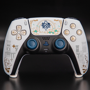 PS5手柄tmr电磁摇杆原神主题游戏ds5二手原装DIY改装手柄换壳