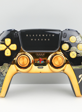 PS5手柄tmr电磁摇杆ds5游戏主题定制面壳改装黑猴无线控制器二手
