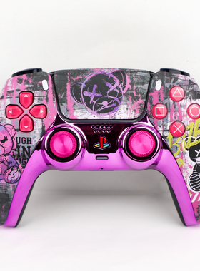 PS5tmr摇杆游戏手柄ds5改装宝可梦主题定制换壳PC无线控制器二手