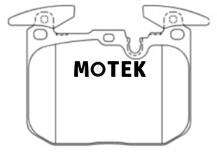 MOTEK之家ST600高性能刹车片适用宝马 四活塞双活塞