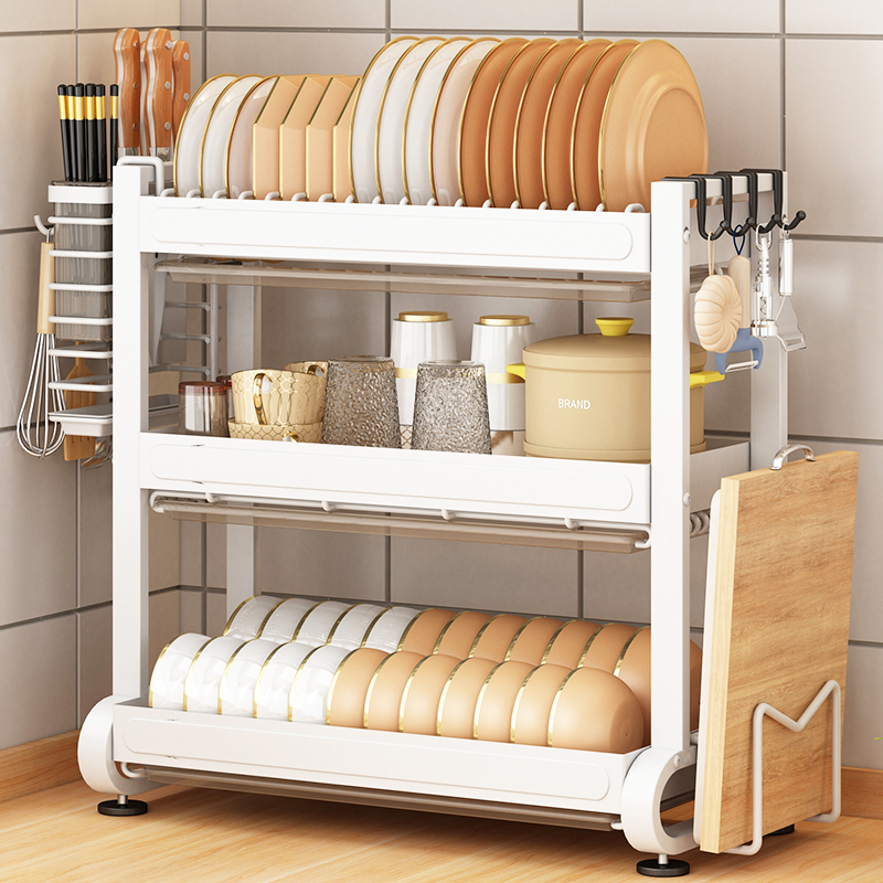 厨房碗碟架沥水架多功能收纳