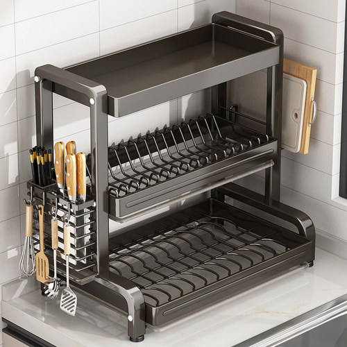 碗碟收纳架多功能沥水架